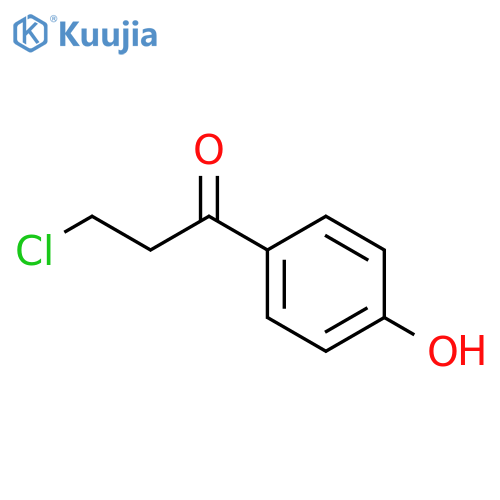 3-Chloro-1-(4-hydroxyphenyl)propan-1-one structure