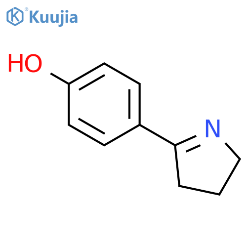 PHENOL, 4-(3,4-DIHYDRO-2H-PYRROL-5-YL)- structure