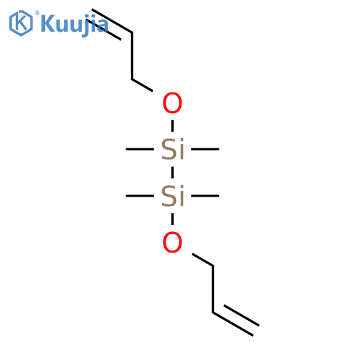 DISILANE, 1,1,2,2-TETRAMETHYL-1,2-BIS(2-PROPENYLOXY)- structure