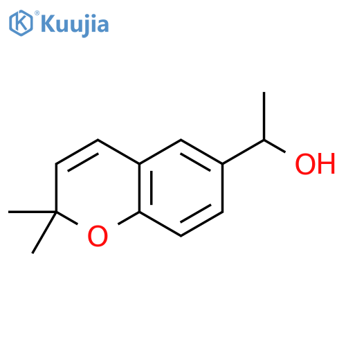 6-(1-Hydroxyethyl)-2,2-dimethyl-2H-1-benzopyran structure