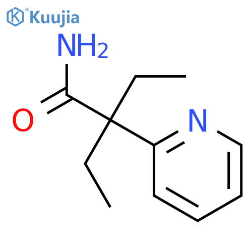 2-ethyl-2-pyridin-2-ylbutanamide structure