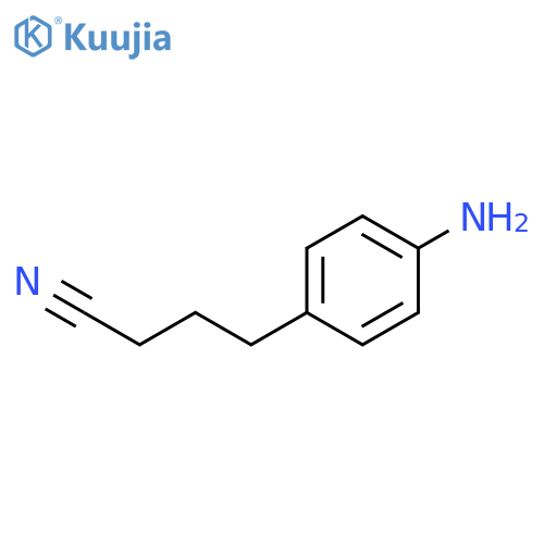 BENZENEBUTANENITRILE, 4-AMINO- structure