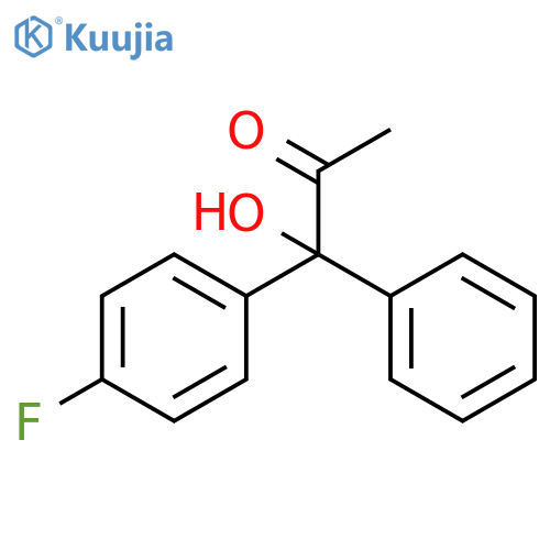 2-Propanone, 1-(4-fluorophenyl)-1-hydroxy-1-phenyl- structure