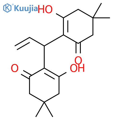 2-Cyclohexen-1-one, 2,2'-(2-propenylidene)bis[3-hydroxy-5,5-dimethyl- structure