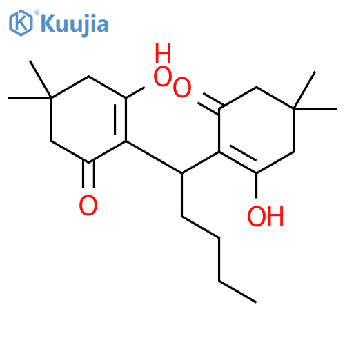 2-Cyclohexen-1-one, 2,2'-pentylidenebis[3-hydroxy-5,5-dimethyl- structure