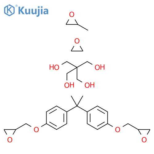Oxirane,methyl-,polymerwithoxirane,etherwith2,2-bis(hydroxymethyl)-1,3-propanediol(4:1),polymerwith2,2'-[(1-methylethylidene)bis(4,1-phenyleneoxymethylene)]bis[oxirane] structure