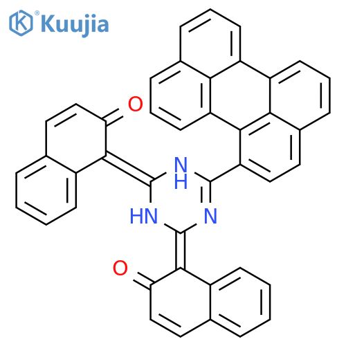 (1Z,1'Z)-1,1'-[6-(perylen-1-yl)-1,3,5-triazine-2,4(1H,3H)-diylidene]dinaphthalen-2(1H)-one structure