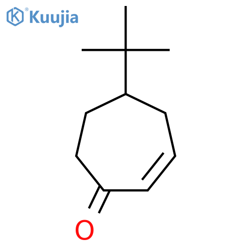 5-tert-butylcyclohept-2-en-1-one structure