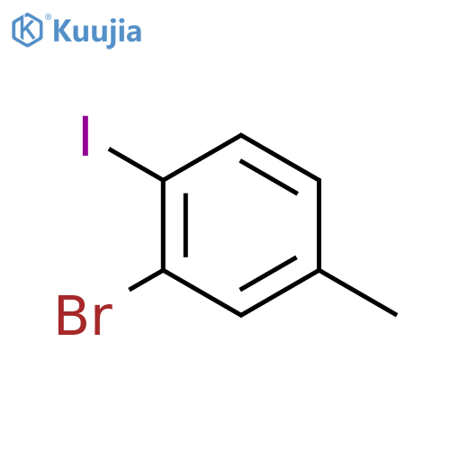 3-Bromo-4-iodotoluene structure