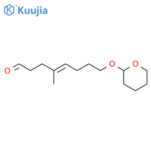 4-Octenal, 4-methyl-8-[(tetrahydro-2H-pyran-2-yl)oxy]-, (E)- structure