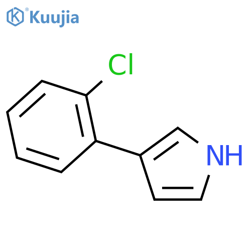 3-(2-chlorophenyl)-1H-pyrrole structure