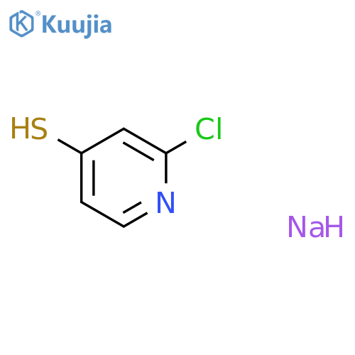 Sodium 2-chloropyridine-4-thiolate structure