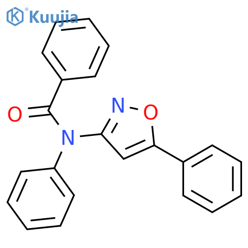 Benzamide, N-phenyl-N-(5-phenyl-3-isoxazolyl)- structure