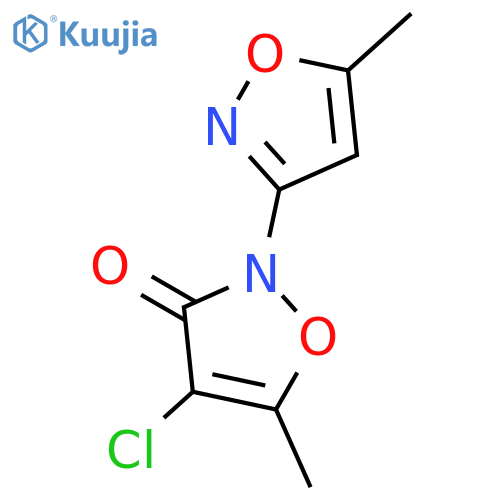 [2(3H),3'-Biisoxazol]-3-one, 4-chloro-5,5'-dimethyl- structure