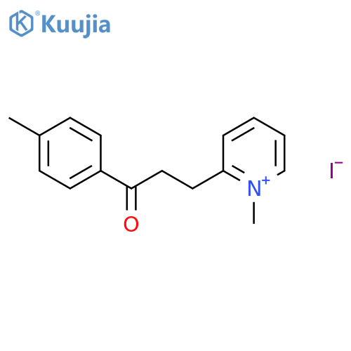Pyridinium, 1-methyl-2-[3-(4-methylphenyl)-3-oxopropyl]-, iodide structure