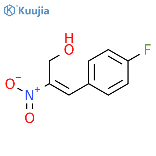2-Propen-1-ol, 3-(4-fluorophenyl)-2-nitro- structure