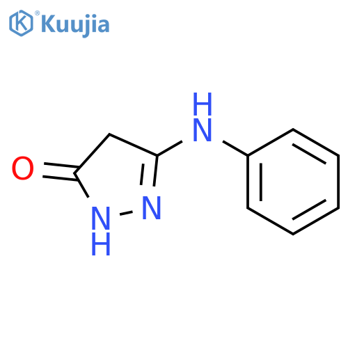 3-(phenylamino)-4,5-dihydro-1H-pyrazol-5-one structure