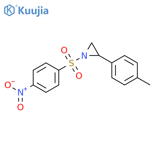 Aziridine, 2-(4-methylphenyl)-1-[(4-nitrophenyl)sulfonyl]-, (2S)- structure