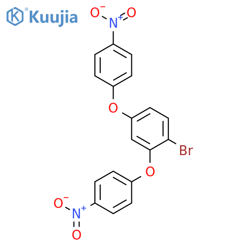 BENZENE, 1-BROMO-2,4-BIS(4-NITROPHENOXY)- structure