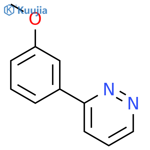 3-(3-methoxyphenyl)-Pyridazine structure