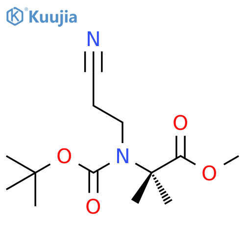 Methyl 2-(tert-butoxycarbonyl)-2-Methylpropanoate structure