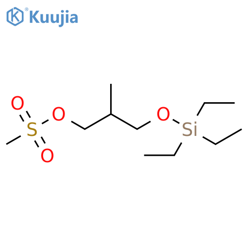 2-METHYL-3-(TRIETHYLSILYLOXY)PROPYL METHANESULFONATE structure