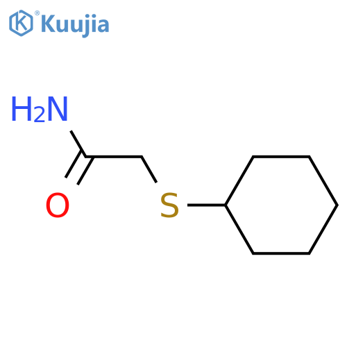 2-cyclohexylsulfanylacetamide structure