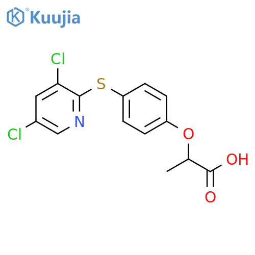 PROPANOIC ACID, 2-[4-[(3,5-DICHLORO-2-PYRIDINYL)THIO]PHENOXY]- structure