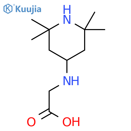 Glycine, N-(2,2,6,6-tetramethyl-4-piperidinyl)- structure