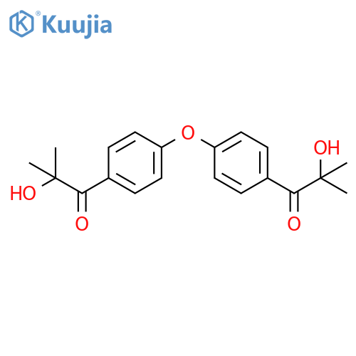 1-Propanone, 1,1'-(oxydi-4,1-phenylene)bis[2-hydroxy-2-methyl- structure