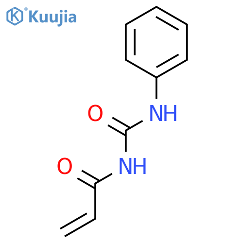 1-phenyl-3-(prop-2-enoyl)urea structure