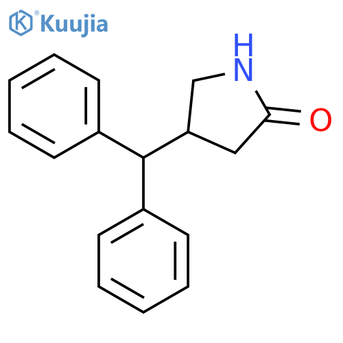 4-(Diphenylmethyl)pyrrolidin-2-one structure