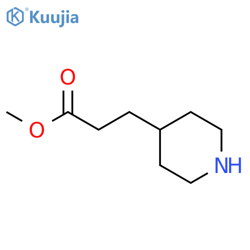 methyl 3-(4-piperidyl)propanoate structure
