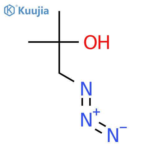 1-azido-2-methylpropan-2-ol structure
