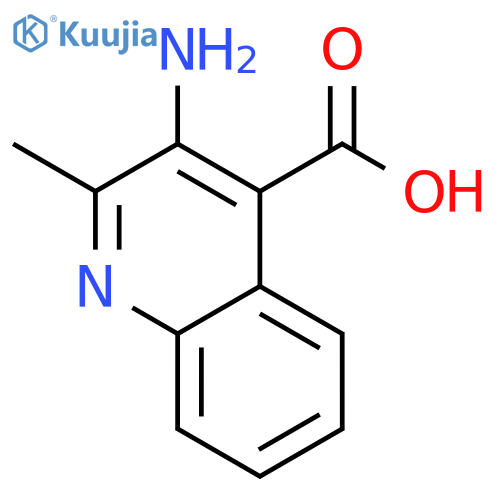 3-Amino-2-methylquinoline-4-carboxylic acid structure