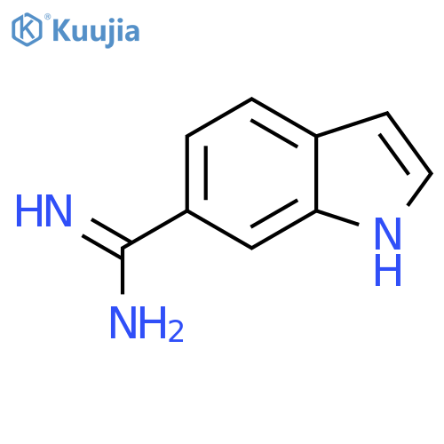 1H-Indole-6-carboximidamide structure