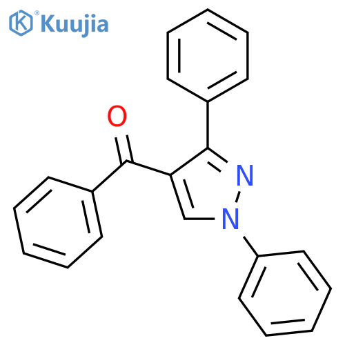 Methanone, (1,3-diphenyl-1H-pyrazol-4-yl)phenyl- structure