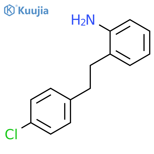 BENZENAMINE, 2-[2-(4-CHLOROPHENYL)ETHYL]- structure