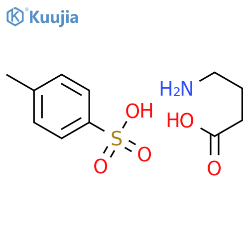BUTANOIC ACID, 4-AMINO-, 4-METHYLBENZENESULFONATE structure