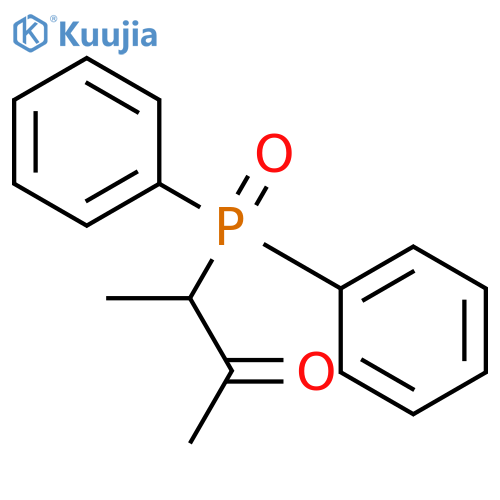 2-Butanone, 3-(diphenylphosphinyl)- structure