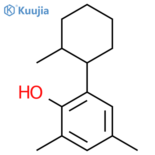 Phenol, 2,4-dimethyl-6-(2-methylcyclohexyl)- structure
