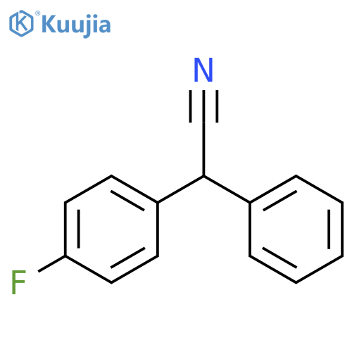 2-(4-Fluorophenyl)-2-phenylacetonitrile structure