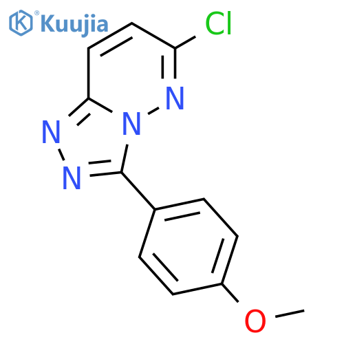 6-chloro-3-(4-methoxyphenyl)-[1,2,4]triazolo[4,3-b]pyridazine structure