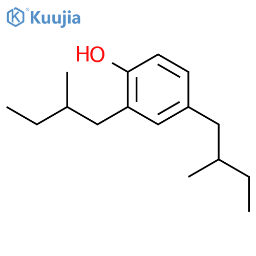 2,4-bis[(2R)-2-methylbutyl]phenol structure