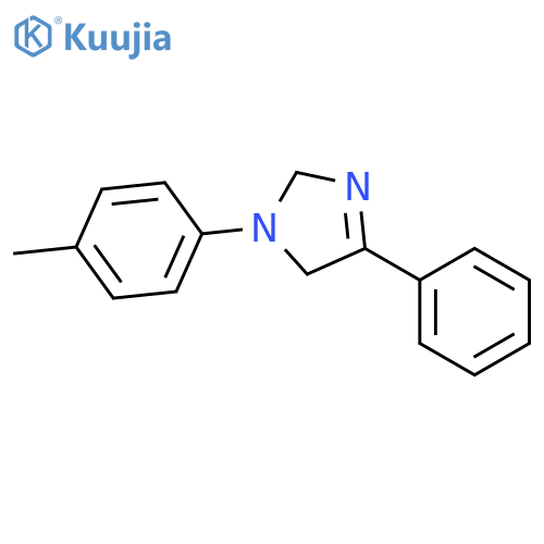 1H-Imidazole, 2,5-dihydro-1-(4-methylphenyl)-4-phenyl- structure