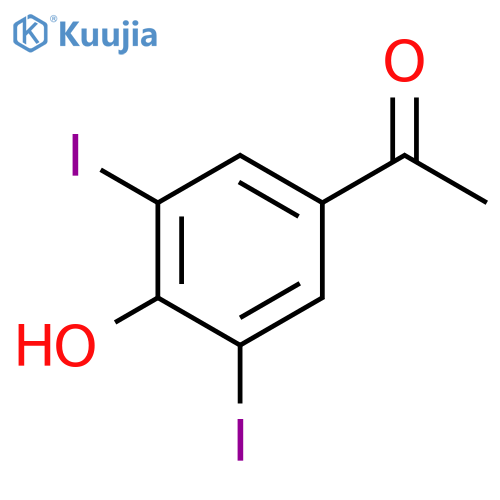 Ethanone, 1-(4-hydroxy-3,5-diiodophenyl)- structure