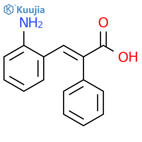 Benzeneacetic acid, α-[(2-aminophenyl)methylene]-, (αE)- structure