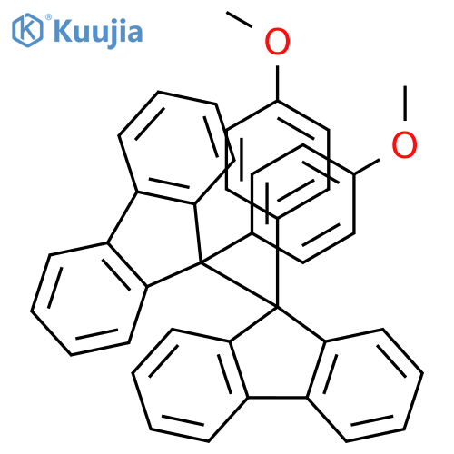 9,9'-BI-9H-FLUORENE, 9,9'-BIS(4-METHOXYPHENYL)- structure
