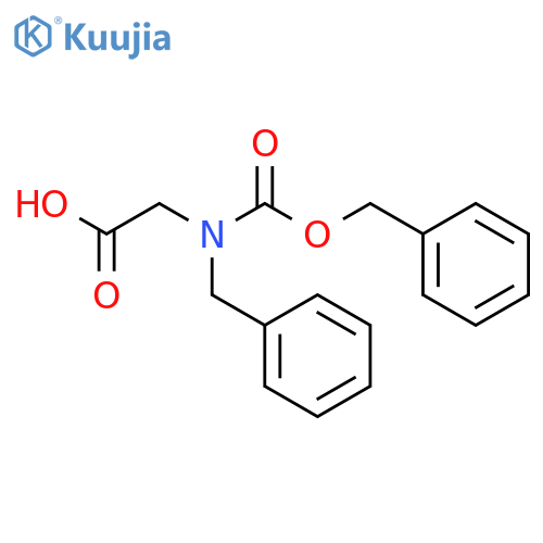 Glycine, N-[(phenylmethoxy)carbonyl]-N-(phenylmethyl)- structure