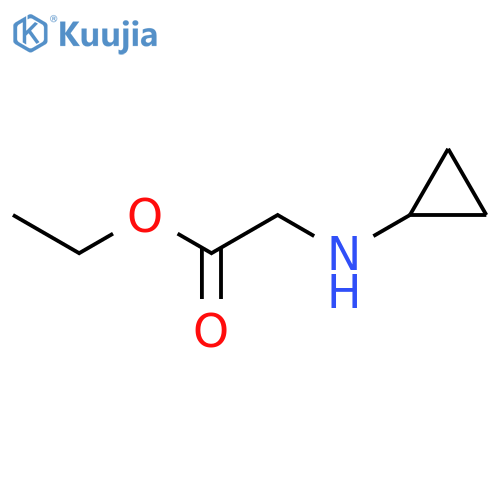 ethyl 2-(cyclopropylamino)acetate structure